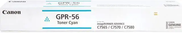 Alt view image 5 of 5 - Canon GPR-56 Toner Bottle Cartridge - Laser - Cyan - 66500 Pages - 1 Each