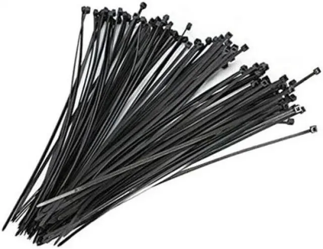 Alt view image 3 of 5 - 4XEM 100 Pack 6" Reusable Nylon Cable Ties Black Medium 4X6ZIPTIE100BR