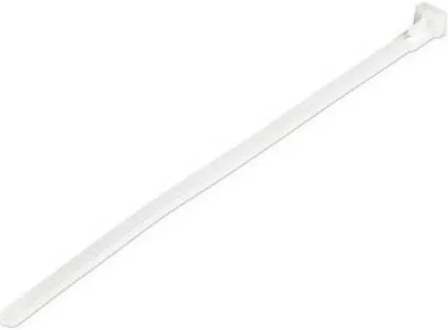 Main image of 4XEM 250 Pack 10" Cable Ties White Medium Nylon/Plastic Zip Tie 4X10ZIPTIE250W