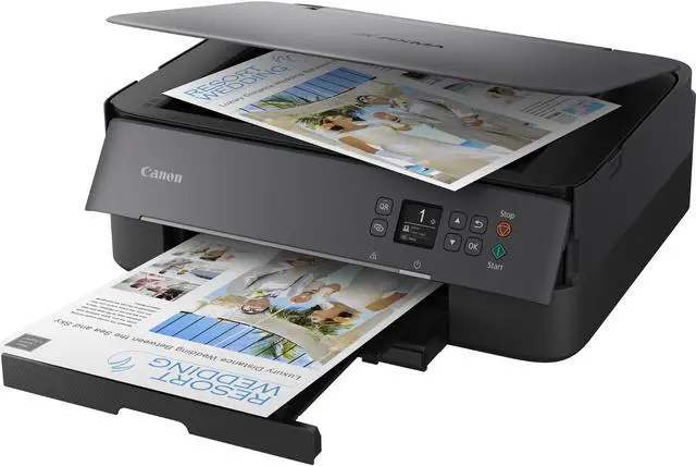 Alt view image 6 of 20 - Canon PIXMA TS TS6420 Wireless Inkjet Multifunction Printer Color 4462C002