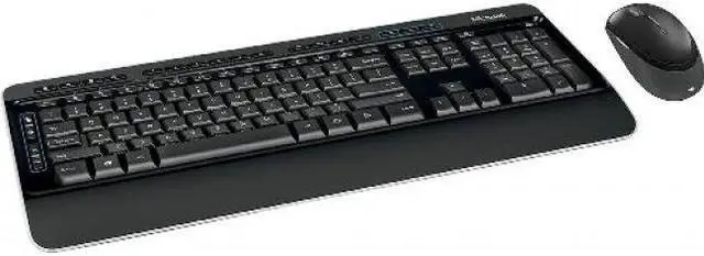 Alt view image 3 of 7 - Microsoft Wireless Desktop 3050 + Microsoft Wireless Desktop 850 - USB Wireless Keyboard - USB Wireless RF BlueTrack Mouse - 1000 dpi/ 988 dpi Movement Resolution - 12 Hot Keys - Compatible with Compu