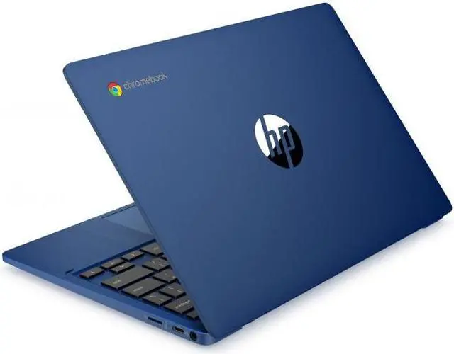 Alt view image 11 of 20 - HP Chromebook 11a-na0060nr 11.6-in HD Touch 4GB 32GB Indigo Blue