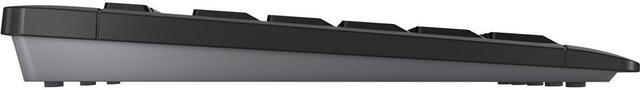 Alt view image 6 of 13 - CHERRY STREAM DESKTOP Keyboard & Mouse - USB Wireless 104 Key - English (US) - Black - USB Wireless Mouse - Optical - 2400 dpi - 6 Button - Scroll Wheel - Black - Volume Up, Mute, Volume Down, Pre