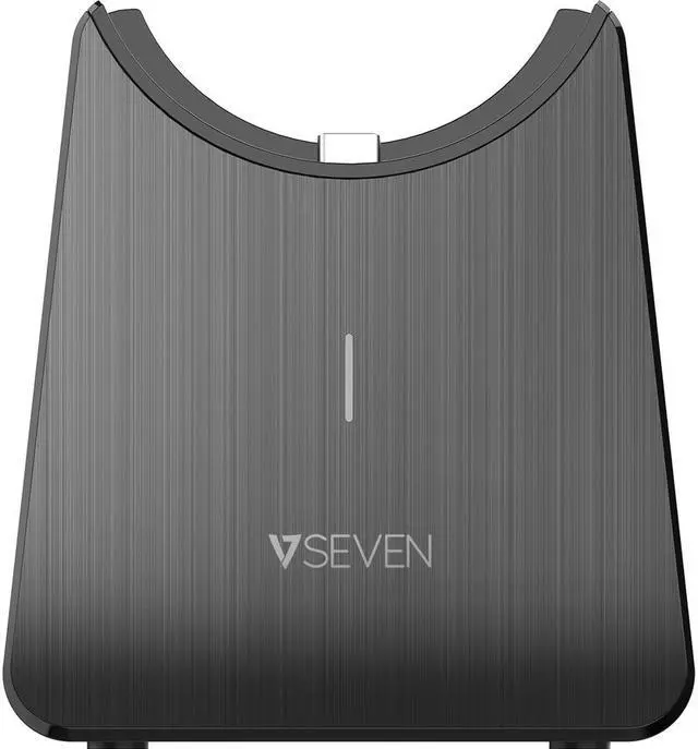 Alt view image 5 of 20 - V7 Wireless Mono Headset On Ear Gray/Black (HB605M)