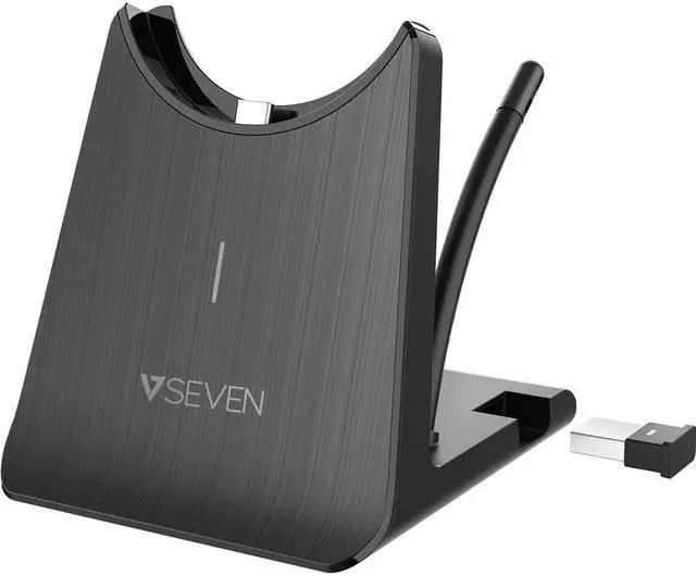 Main image of V7 Wireless Mono Headset On Ear Gray/Black (HB605M)
