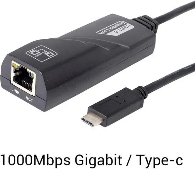 Alt view image 4 of 14 - 4XEM USB-C to Gigabit Adapter - USB Type C - 1 Port(s) - 1 - Twisted Pair