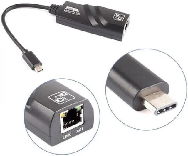 Alt view image 7 of 14 - 4XEM USB-C to Gigabit Adapter - USB Type C - 1 Port(s) - 1 - Twisted Pair