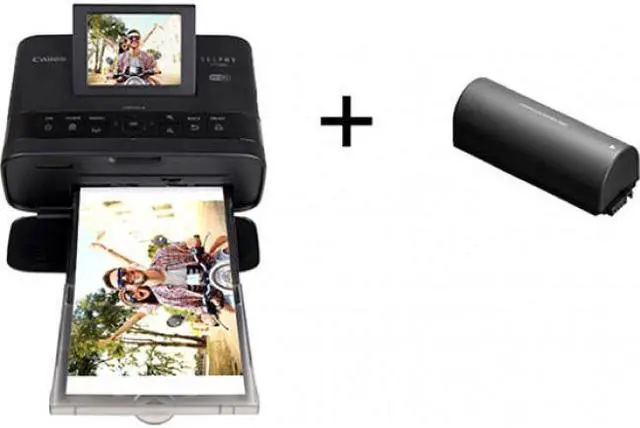 Alt view image 3 of 20 - CANON - SOHO AND INK 2234C013 CP1300 BLK COMPACT PHOTO