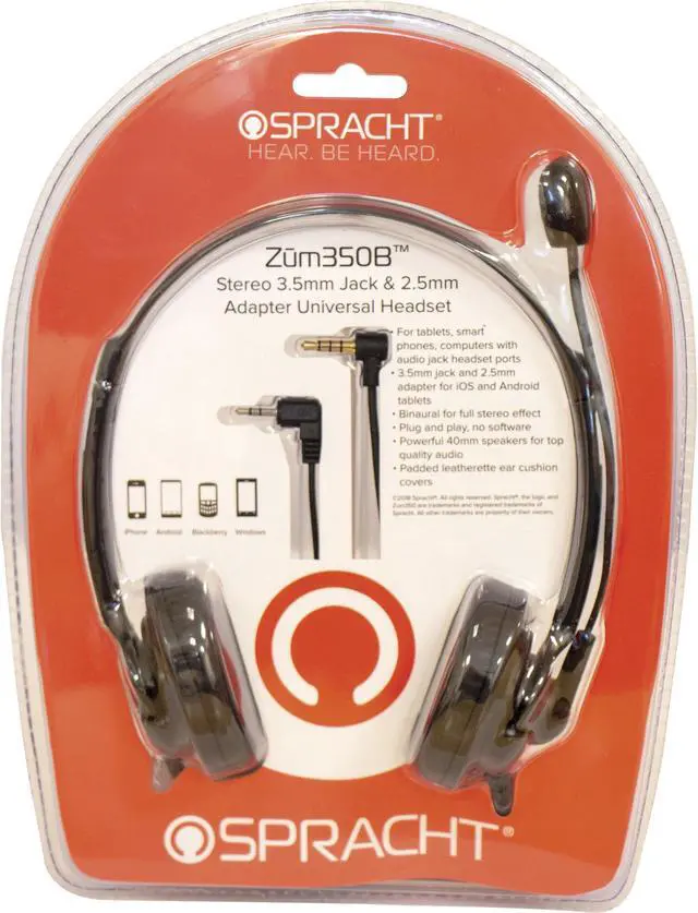 Alt view image 9 of 19 - SPRACHT ZUM 3.5 / 2.5mm Universal Binaural - ZUM350B