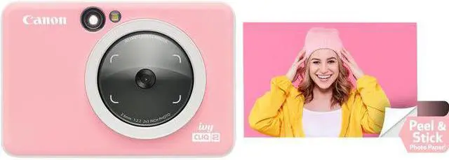 Alt view image 8 of 20 - Canon IVY CLIQ+2 8 Megapixel Instant Digital Camera Rose Gold 4519C001