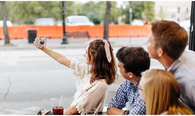 Alt view image 13 of 20 - Canon IVY CLIQ+2 8 Megapixel Instant Digital Camera Rose Gold 4519C001