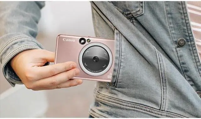 Alt view image 12 of 20 - Canon IVY CLIQ+2 8 Megapixel Instant Digital Camera Rose Gold 4519C001