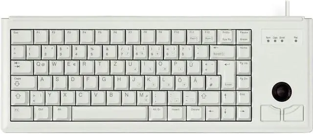 Alt view image 9 of 11 - Zf G84-4420Lubeu-0 15-Ultraslim, 83 Key,Lt Grey Usb, Integrated Trackball