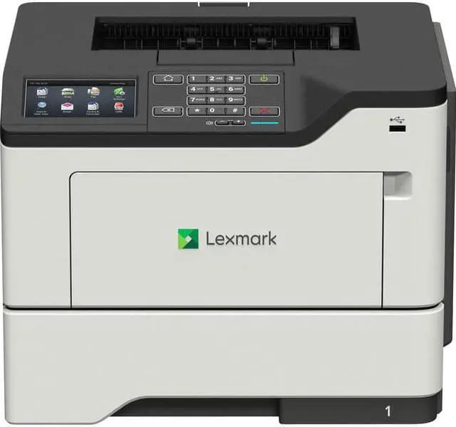 Alt view image 7 of 18 - Lexmark MS620 MS622de Laser Printer - Monochrome - 1200 x 1200 dpi Print - Plain Paper Print - Desktop - TAA Compliant