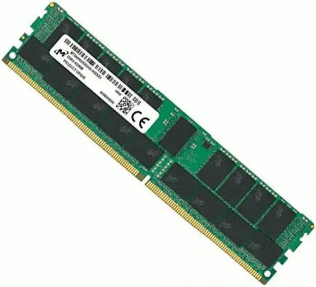 Alt view image 2 of 5 - Micron 32GB DDR4 3200 (PC4-25600) 1Rx4 CL22 1.2V RDIMM Server Memory Module - MTA18ASF4G72PZ-3G2E1
