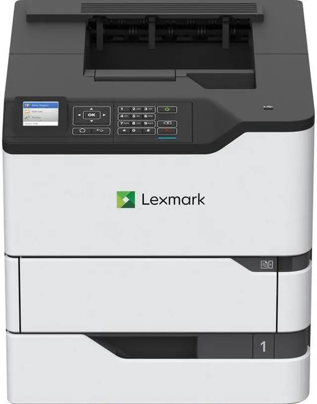 Alt view image 2 of 4 - Lexmark MS725dvn Laser Printer - Monochrome - 1200 x 1200 dpi Print - Plain Paper Print - Desktop