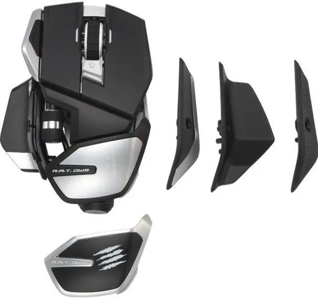 Alt view image 4 of 8 - Mad Catz The R.A.T. DWS Bluetooth Wireless 16000dpi Gaming Mouse PAW3335DB