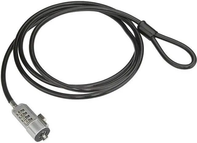 Alt view image 2 of 3 - 4XEM Laptop Combination Lock 6' Black