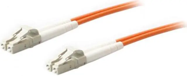 Alt view image 4 of 5 - THIS IS A 4M LC (MALE) TO LC (MALE) ORANGE DUPLEX RISER-RATED FIBER PATCH CABLE.