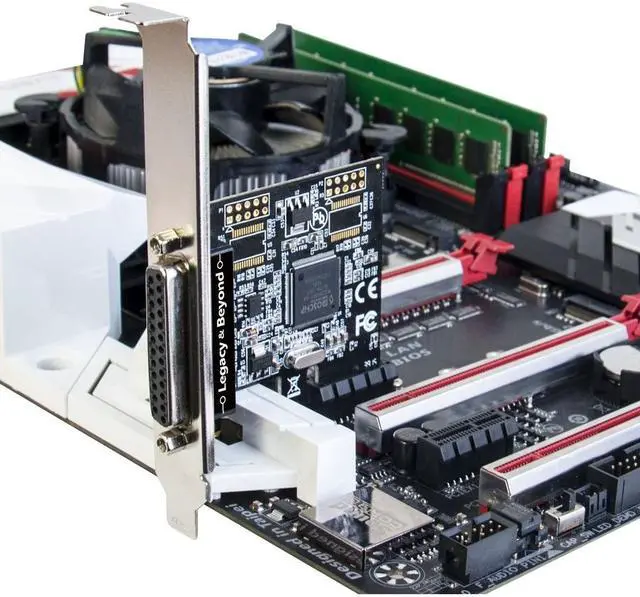 Alt view image 3 of 15 - SIIG Single Parallel Port PCIe Card LB-P00014-S1