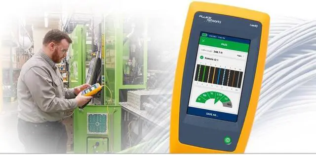 Alt view image 5 of 9 - Fluke Networks LIQ-100 LinkIQ Cable + Network Tester