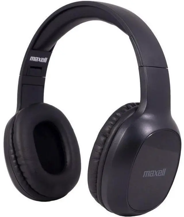 Alt view image 5 of 20 - Maxell Bass 13 Wireless Headphone with Mic, Black 199793