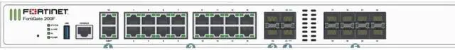 Alt view image 2 of 4 - Fortinet FortiGate 201F Security Appliance 1U Rack-mountable