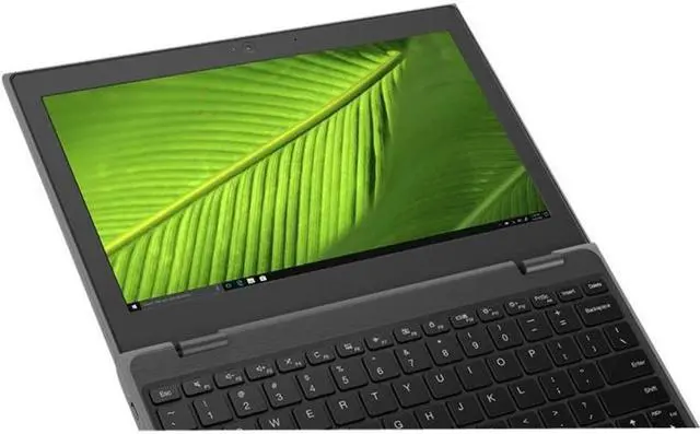 Alt view image 5 of 20 - Lenovo 100e (2nd Gen) 82GJ000DUS 11.6" Netbook - HD - 1366 x 768 - AMD 3015e Dual-core (2 Core) 1.20 GHz - 4 GB RAM - 64 GB Flash Memory - Black - Windows 10 Pro - AMD Radeon Graphics - Twisted n