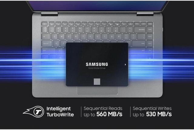 Alt view image 6 of 20 - Samsung 870 EVO MZ-77E500E 500 GB Solid State Drive - 2.5" Internal - SATA (SATA/600) - Desktop PC, Notebook, Storage System Device Supported - 560 MB/s Maximum Read Transfer Rate - 256-bit Encry