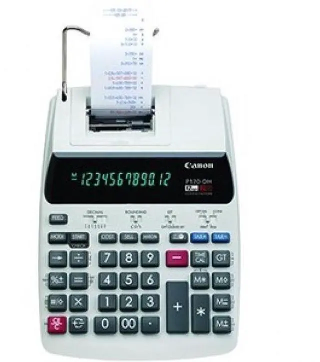 Alt view image 13 of 20 - Canon P170-DH-3 Printing Calculator Black/Red Print 2.3 Lines/Sec 2204C001