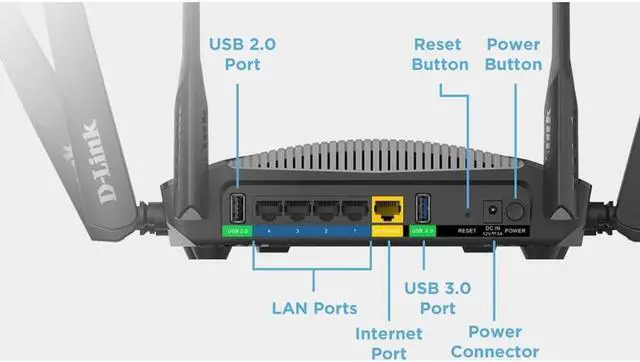 Alt view image 13 of 20 - D-Link WiFi Router AC3000 Mesh Smart Internet Network Works with Alexa & Google Assistant, MU-MIMO Tri Band Gigabit Gaming Mesh (DIR-3040-US)