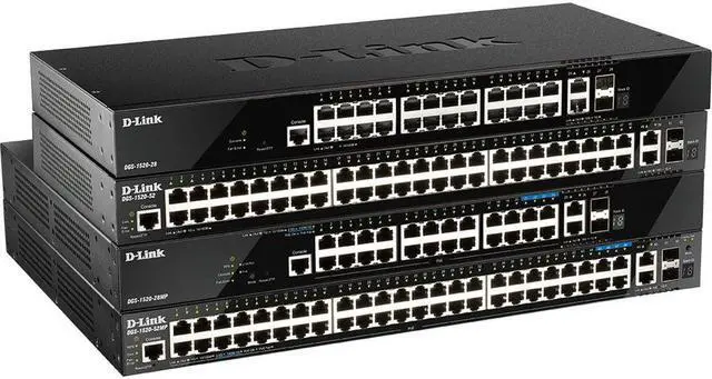 Alt view image 6 of 12 - D-Link DGS-1520-28 Layer 3 Switch - 26 Ports - Manageable - 3 Layer Supported - Modular - Twisted Pair, Optical Fiber - 1U High - Rack-mountable - Lifetime Limited Warranty