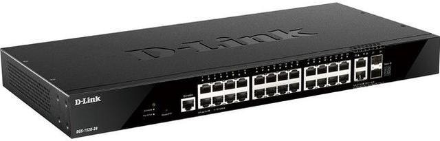 D-Link Layer 3 Switch - Manageable - 3 Layer Supported - Optical Fiber -  Lifetime Limited Warranty