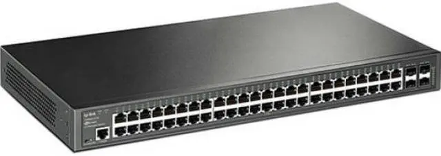 Alt view image 4 of 10 - TP-Link JetStream 48-Port Gigabit L2 Managed Switch with 4 SFP Slots TLSG3452