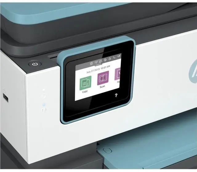 Alt view image 11 of 13 - HP Officejet Pro 8035e Inkjet Multifunction Printer Color Oasis 1L0H7AB1H