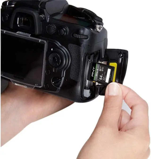 Alt view image 3 of 19 - PNY 64GB Elite-X Class 10 U3 V30 SDXC Flash Memory Card