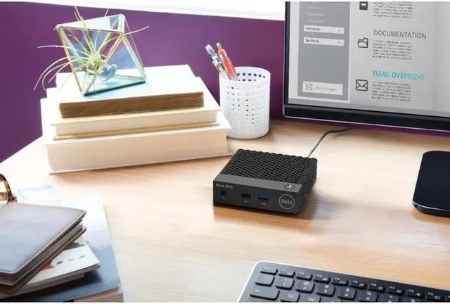 Alt view image 3 of 9 - Dell 3000 3040 Thin ClientIntel Quad-core (4 Core) 1.44 GHz - 2 GB RAM - 16 GB Flash - Gigabit Ethernet - Wyse Thin OS 9.1 - DisplayPort - Network (RJ-45) - 4 Total USB Port(s) - 3 USB 2.0 Port(s) - 2