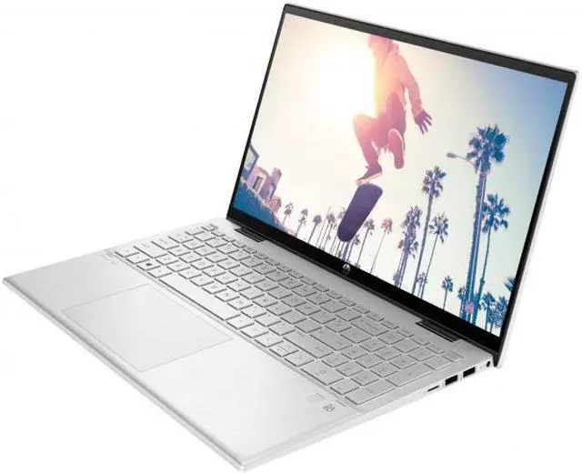 Alt view image 3 of 18 - HP Pavilion x360 15-er0010nr 15.6" Touchscreen 2 in 1 Notebook - Full HD - 1920 x 1080 - Intel Core i5 (11th Gen) i5-1135G7 Quad-core (4 Core) - 12 GB RAM - 256 GB SSD - Natural Silver - Windows