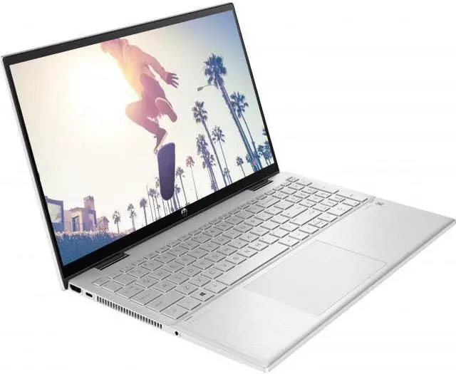 Alt view image 2 of 18 - HP Pavilion x360 15-er0010nr 15.6" Touchscreen 2 in 1 Notebook - Full HD - 1920 x 1080 - Intel Core i5 (11th Gen) i5-1135G7 Quad-core (4 Core) - 12 GB RAM - 256 GB SSD - Natural Silver - Windows
