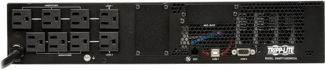 Alt view image 4 of 10 - Tripp Lite SmartPro SMART1500RM2UL 1500VA Rack-mountable UPS Lithium Battery Backup