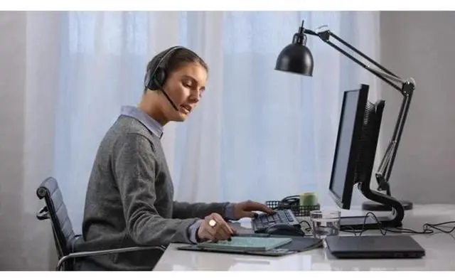 Alt view image 4 of 20 - EPOS I Sennheiser ADAPT 230 Wireless Mono Computer Headset On Ear Black (1000881)