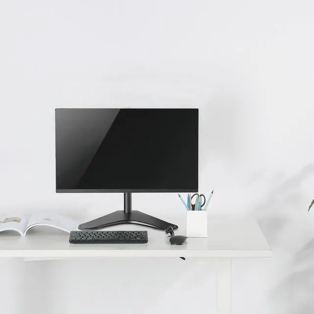 Alt view image 4 of 16 - V7 DS1FSS 13-32" Tilt and Swivel Monitor Stand
