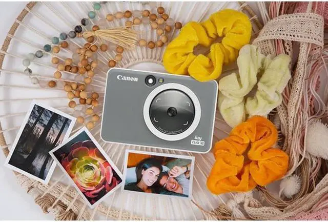 Alt view image 8 of 20 - Canon IVY CLIQ2 Instant Camera Printer, Charcoal, Matte #4520C003