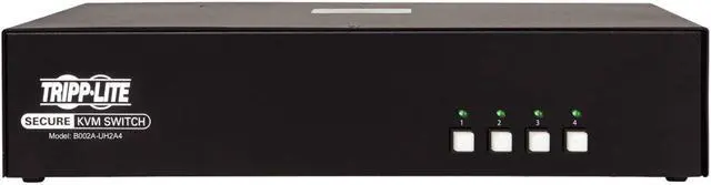 Alt view image 5 of 20 - Tripp Lite 4-Port Dual-Monitor Secure KVM Switch TAA B002AUH2A4