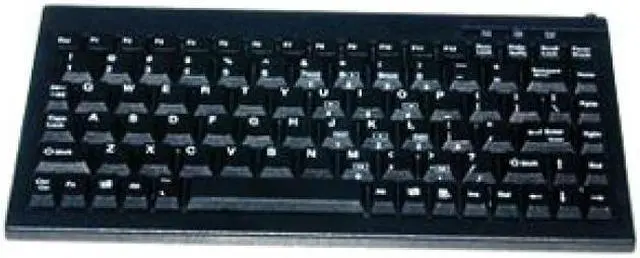 Alt view image 7 of 10 - SolidTek KB-595BU Solidtek Mini 88 Keys POS Keyboard Black USB KB-595BU - USB - 88 Key - PC - QWERTY