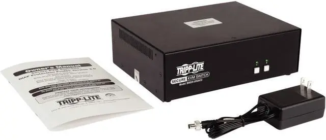 Alt view image 6 of 20 - Tripp Lite 2-Port Dual-Monitor Secure KVM Switch B002AUH2AC2