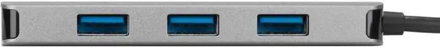 Alt view image 5 of 7 - Targus USB-C to 4-Port USB-A Hub - USB Type C - External - 4 USB Port(s) - 4 USB 3.0 Port(s) - PC, Mac, Chrome - ACH226BT