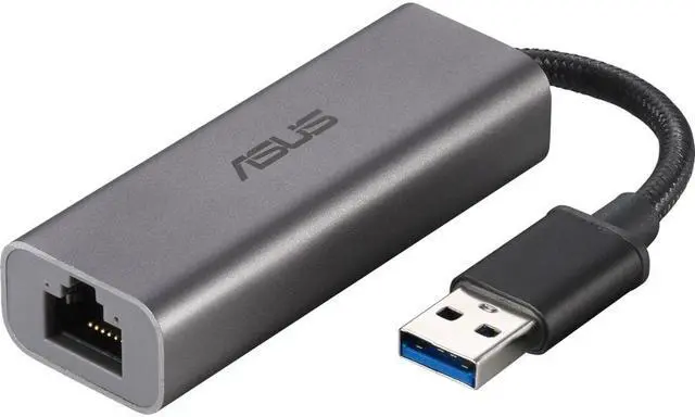 Alt view image 6 of 20 - Asus USB-C2500 2.5Gigabit Ethernet Adapter - USB 3.2 (Gen 1) Type A - 1 Port(s) - 1 - Twisted Pair