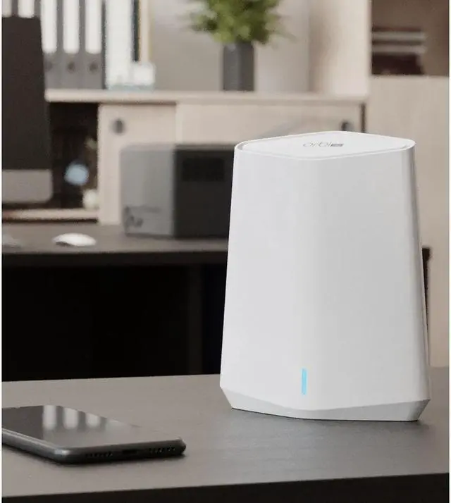Alt view image 4 of 19 - NETGEAR Orbi Pro WiFi 6 Mini Router for Home or Office (SXR30) | 4 SSIDs, VLAN, QoS | Coverage up to 2,000 sq. ft. and 40 Devices | AX1800 (Up to 1.8Gbps)