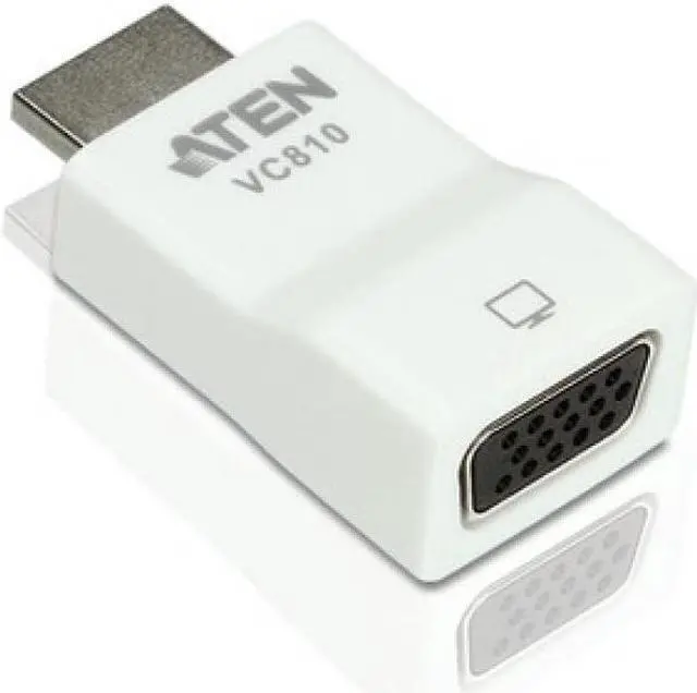 Alt view image 3 of 5 - Aten Accessory VC810 HDMI to VGA Converter